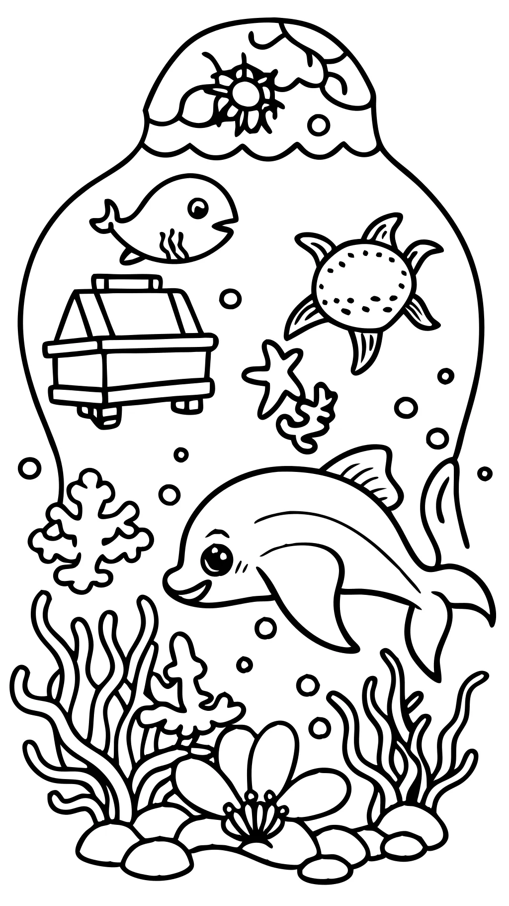 coloring pages underwater